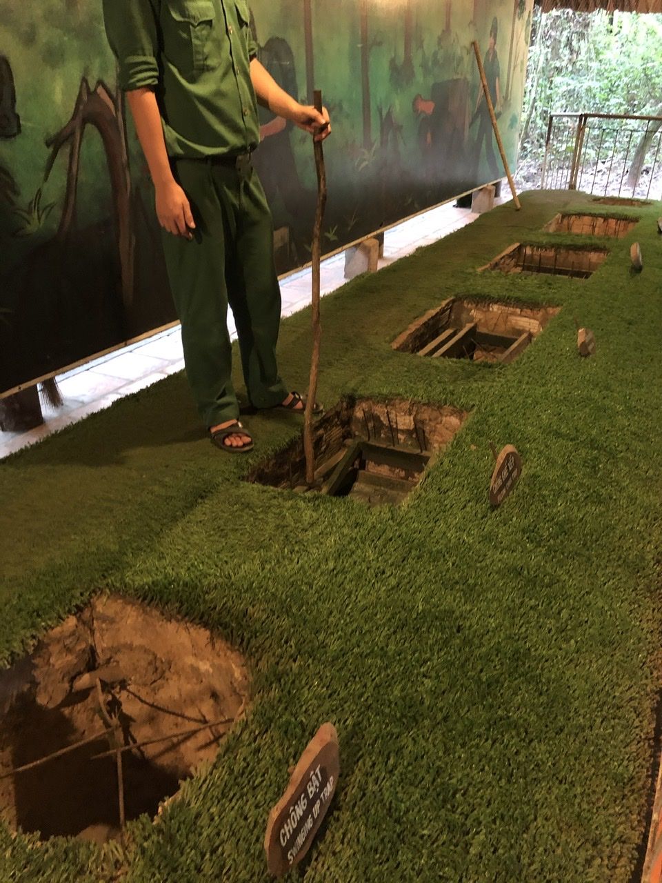 Booby traps for American soldiers