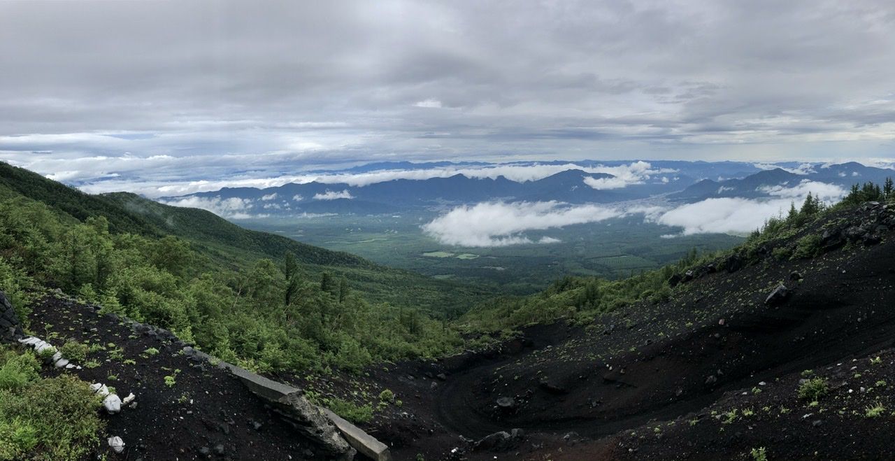 The view from Mt. Fuji